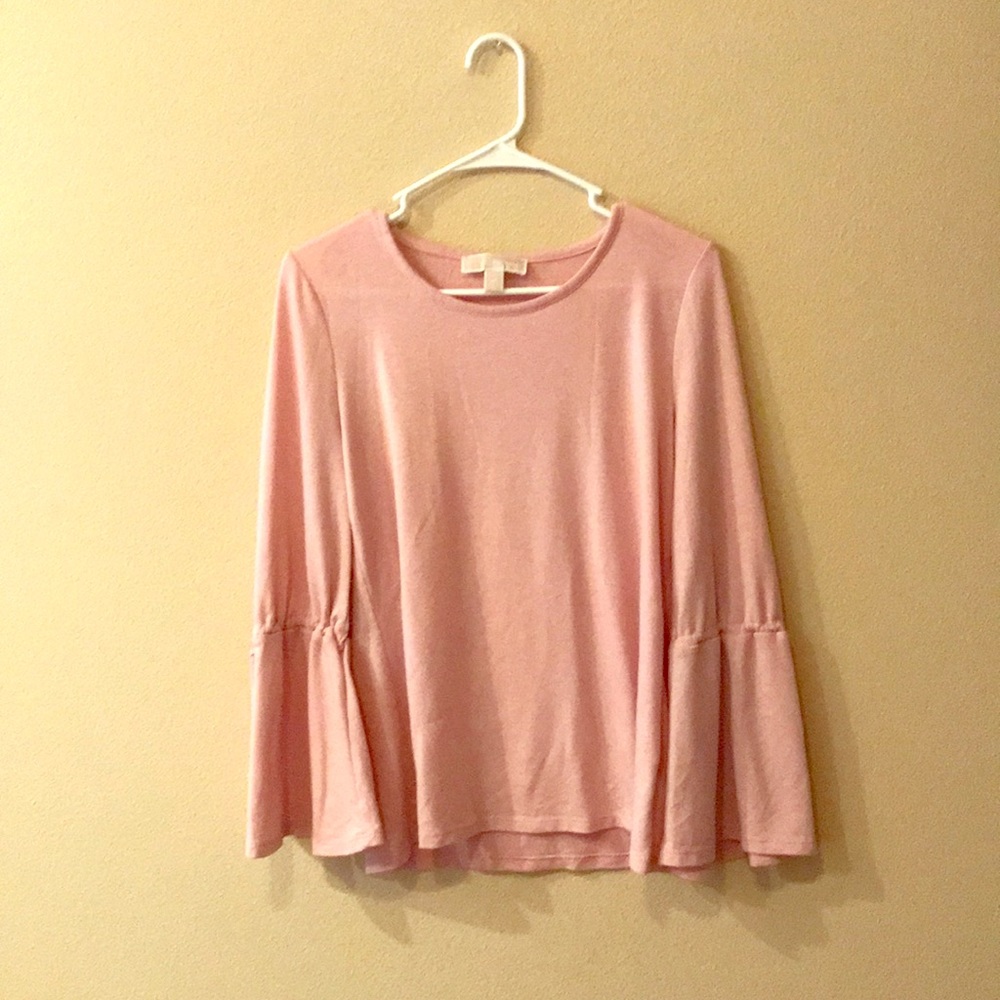 Women’s Long Sleeve Top-Pink